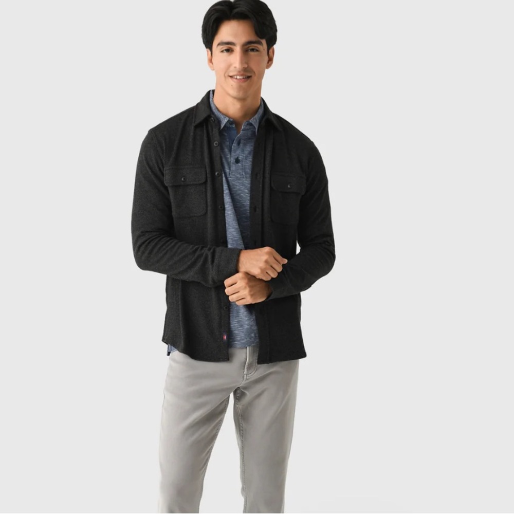 Faherty Legends Sweater Shirt Button Down Mens XL - image 2